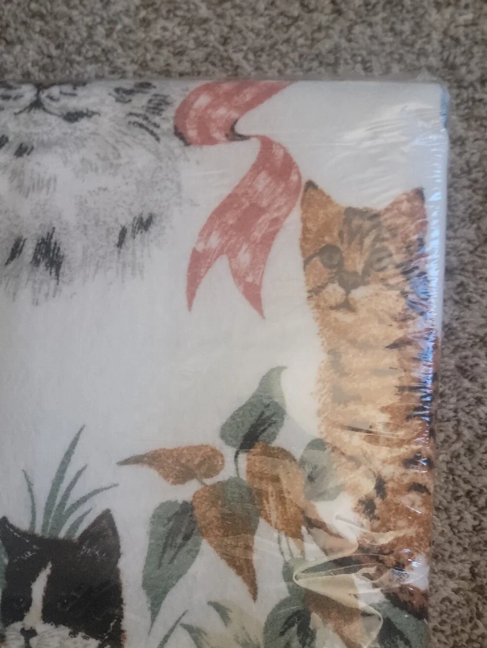 Kingdom USA vintage NOS cat Blanket